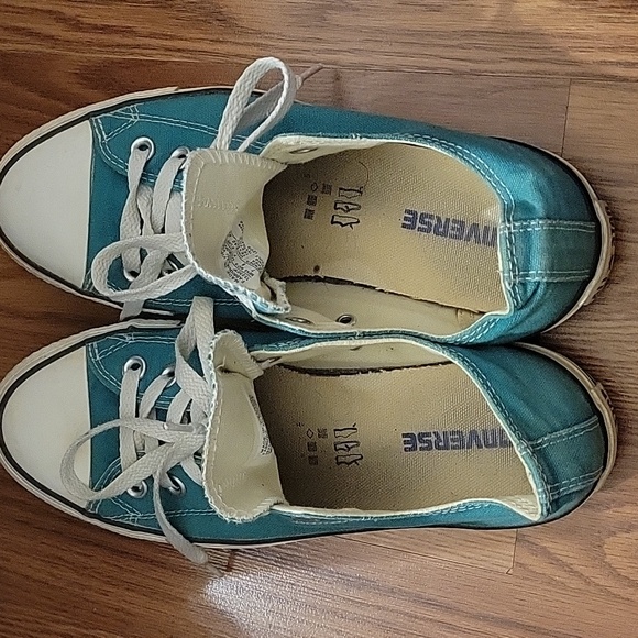 Converse Teal Sneakers - Picture 3 of 6